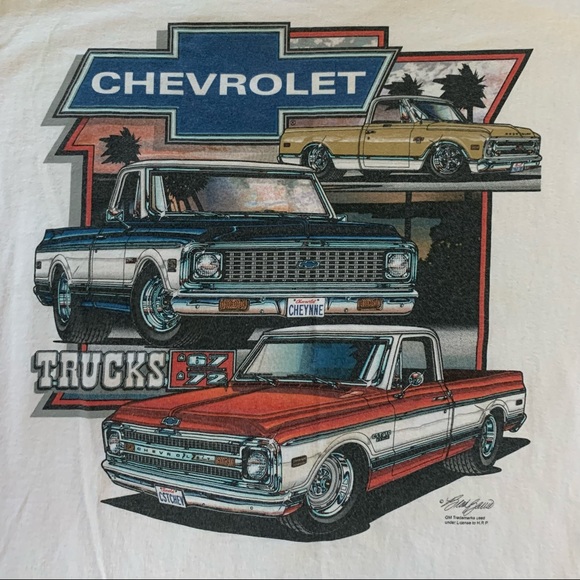 🚫SOLD•E✝️SY🚫 Vintage Chevy Truck 90s T-shirt - Picture 6 of 7